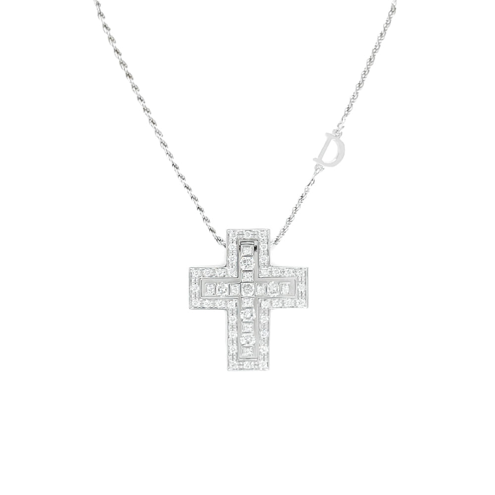 다미아니 벨에포크 네크리스 미듐 18K 화이트골드 다이아몬드